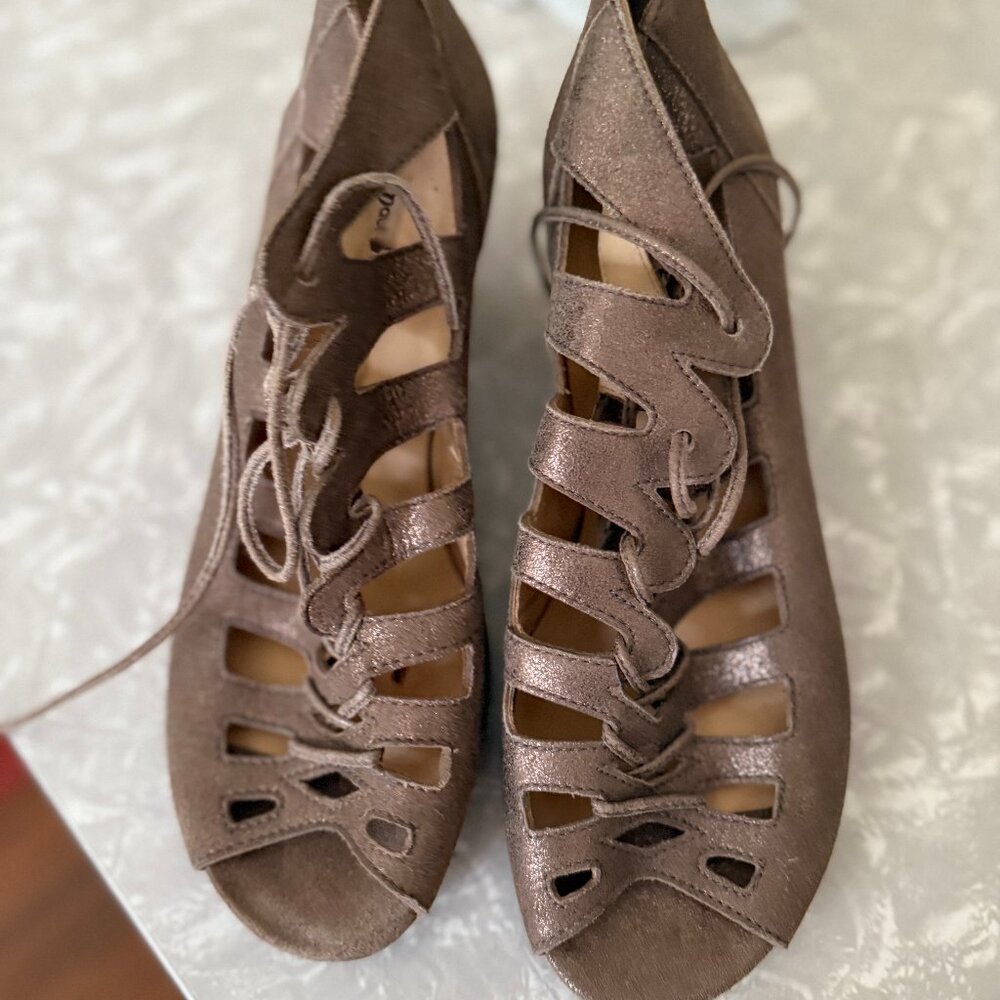 paul green vintage gladiator fairy romantic bronze tan goth heel uk5/us8